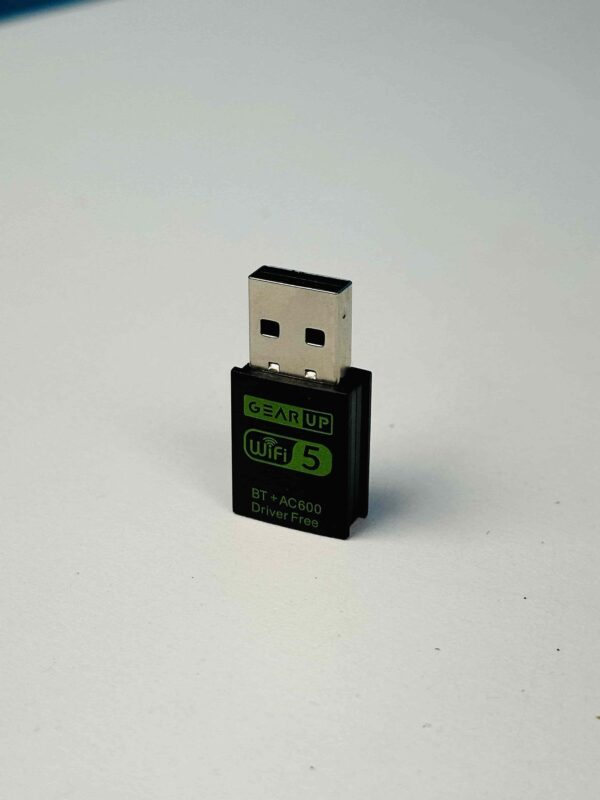 GearUP 600Mbps Dual Band WiFi + Bluetooth Adapter For Windows PC/Laptop