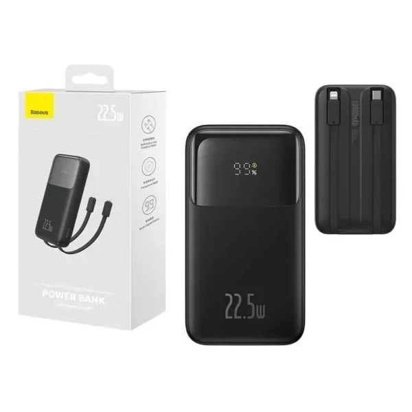 Baseus Comet Series 22.5W 20000mAh Dual Cable Digital Display Power Bank - Image 2
