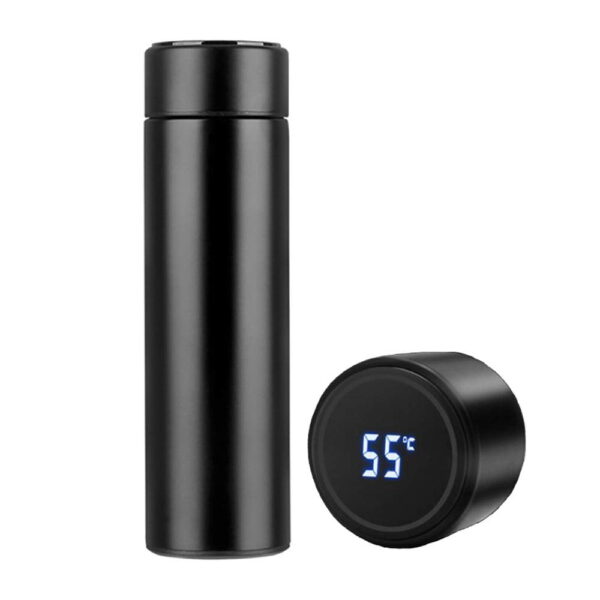 Flask With Led Temperature Monitor